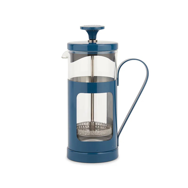 La Cafetiere｜摩納哥不鏽鋼濾壓壺｜鋼青藍◉70D036